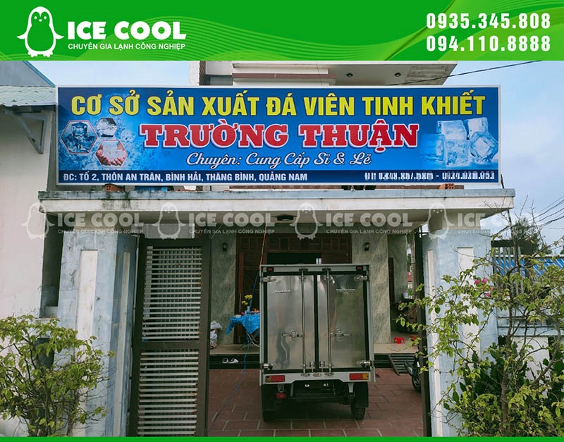 Cơ sở sản xuất đá viên tinh khiết tại Quảng Nam