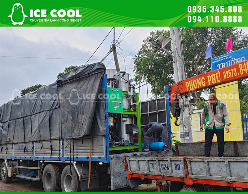 ICE COOL cung cấp máy đá viên 1 tấn đến Phú Yên