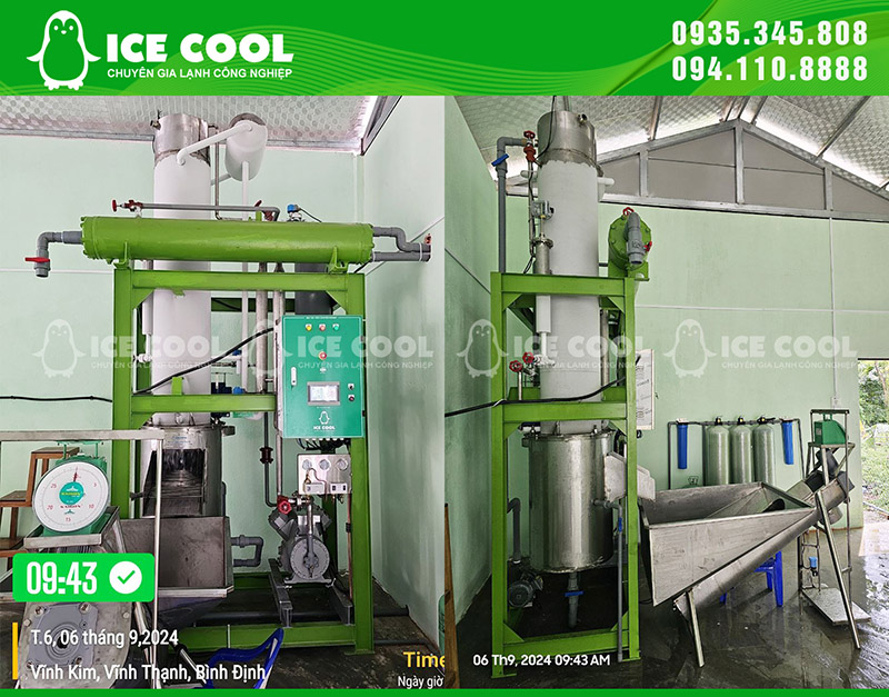 Máy đá viên ICE COOL có nhiều công suất từ 500kg đến 30 tấn/ngày