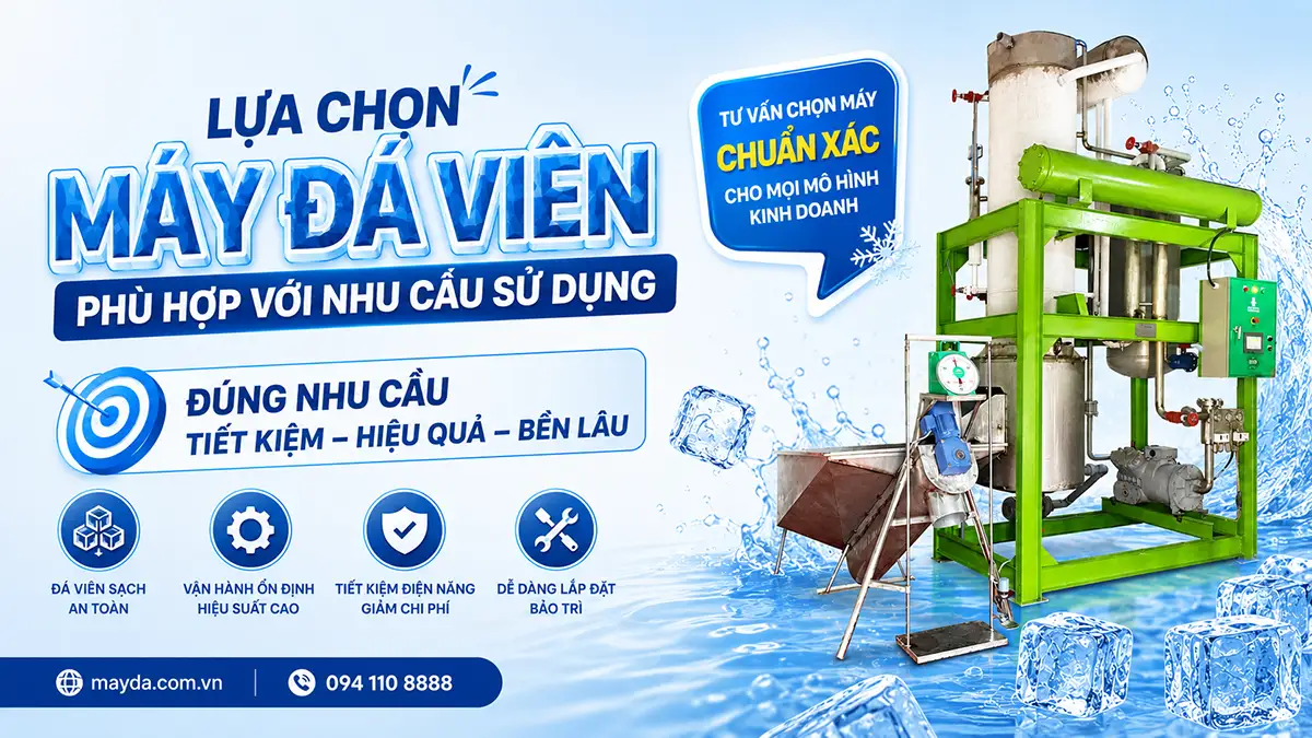 Lựa chọn máy đá viên phù hợp với nhu cầu sử dụng
